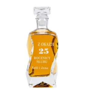 Karafka z Grawerem - ROCZNICA ŚLUBU + imiona