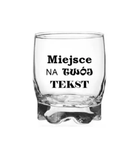 Szklanka personalizowana - WŁASNY NAPIS