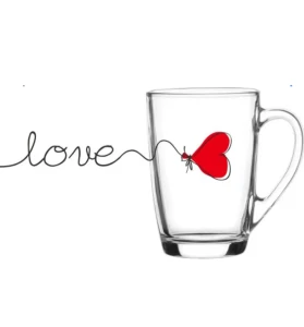 Kubek Balonik Love Szklanka 300 ml