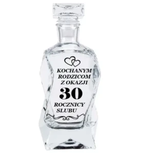 Karafka Dla Rodziców Rocznica Ślubu Prezent