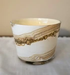 Stylowa szklana osłonka na kwiaty / wazon H10cm C255