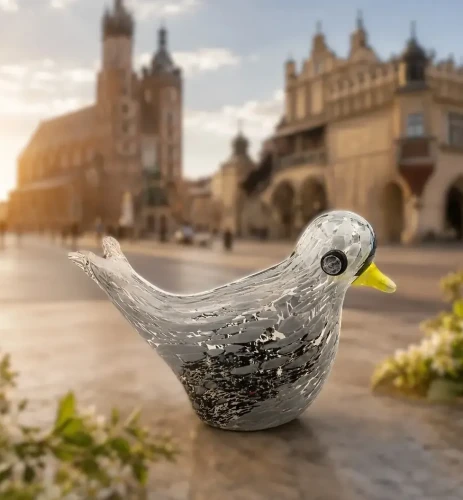 gołąbek ze szkła