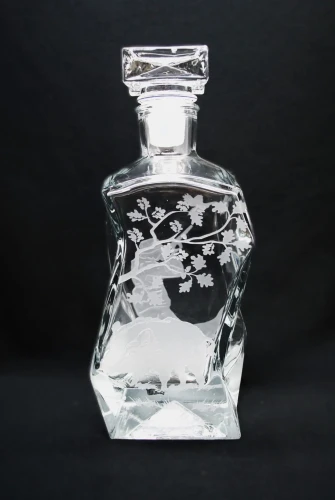 Karafka do whisky grawer mysliwski