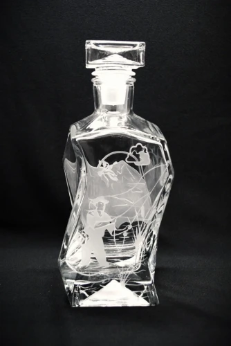Grawerowana karafka do whisky