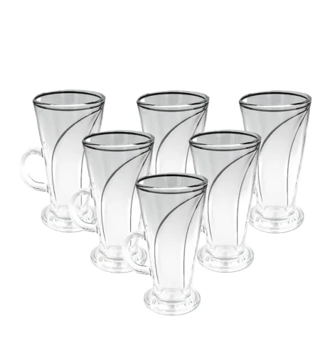 Szklanki do latte wstega