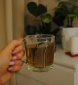 Kubek do herbaty z uchem "Wstęga"